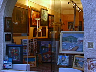 [Shop in St. 
Tropez that is a bit too blue]